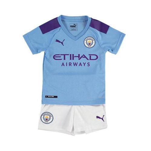 Camiseta Manchester City Replica Primera Ropa Niño 2019/20